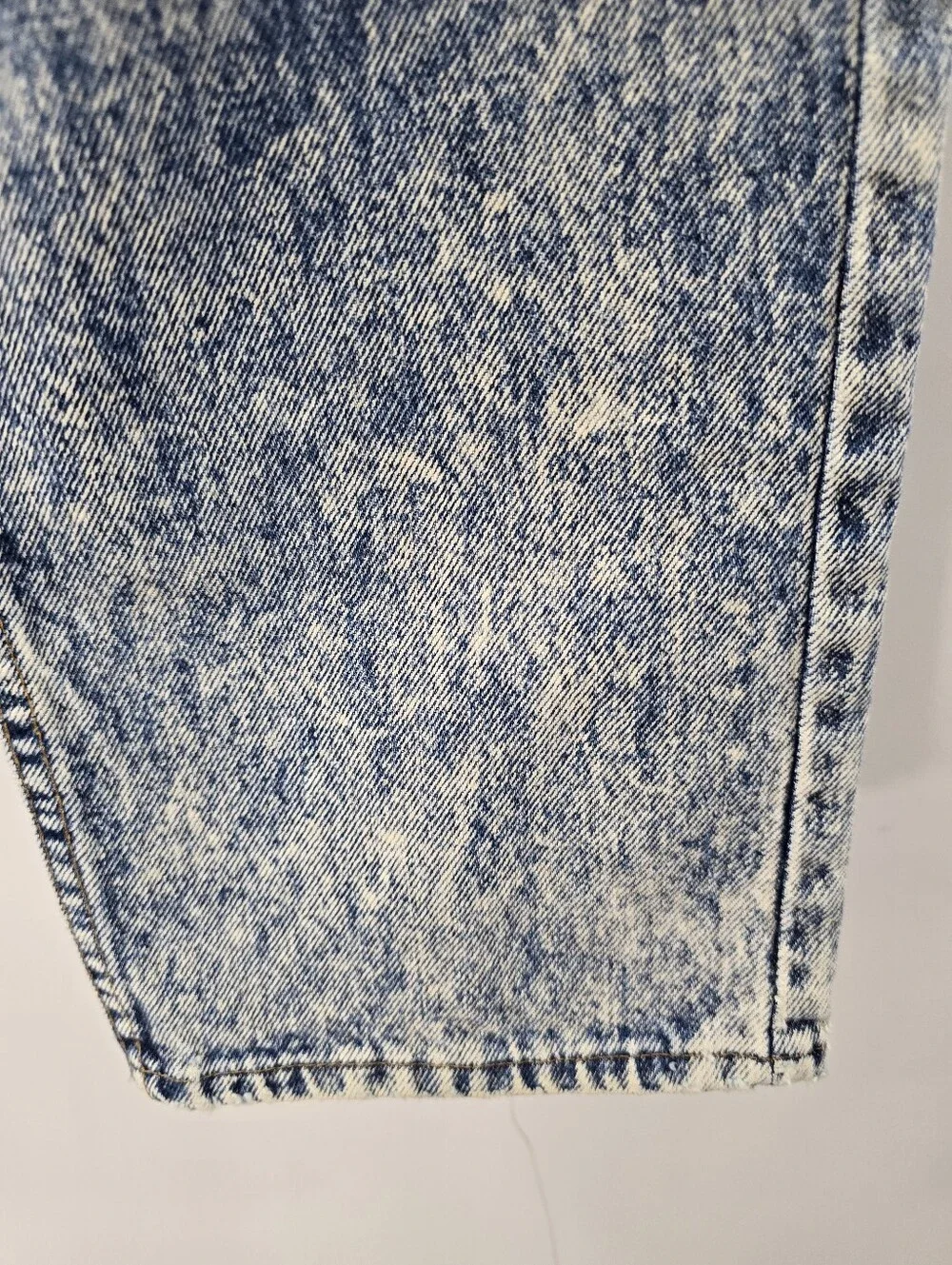 Levis Vintage Acid Wash Paper Tag Straight Blue Denim Jeans Size 34 x 30 Mens